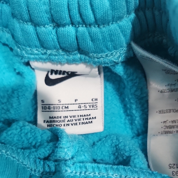 Toddler Nike Vibrant Blue Hoodie and Pants Set - Picture 11 of 12